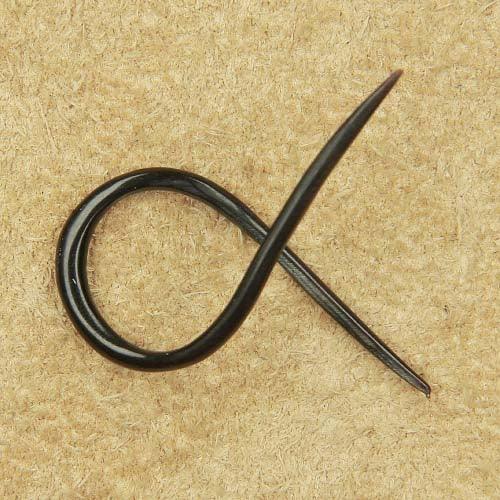 Ohrpiercing 1mm aus Horn
