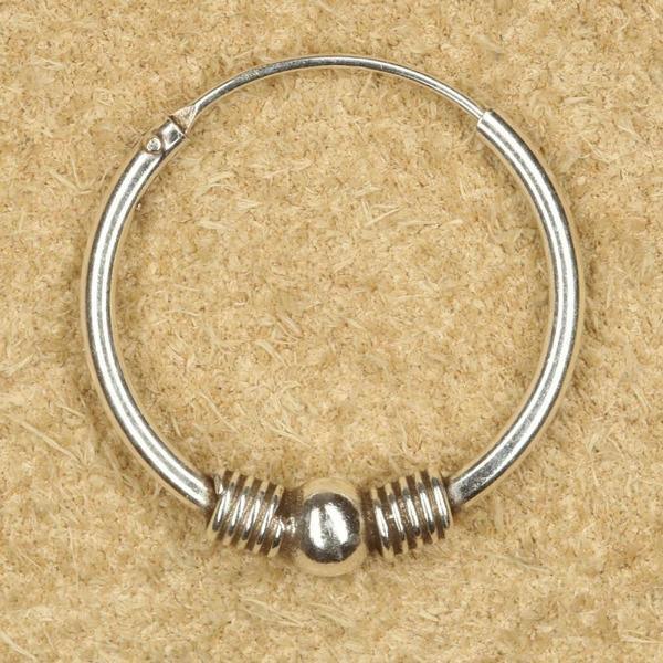 Creole,20mm Ohrring 925 Silber