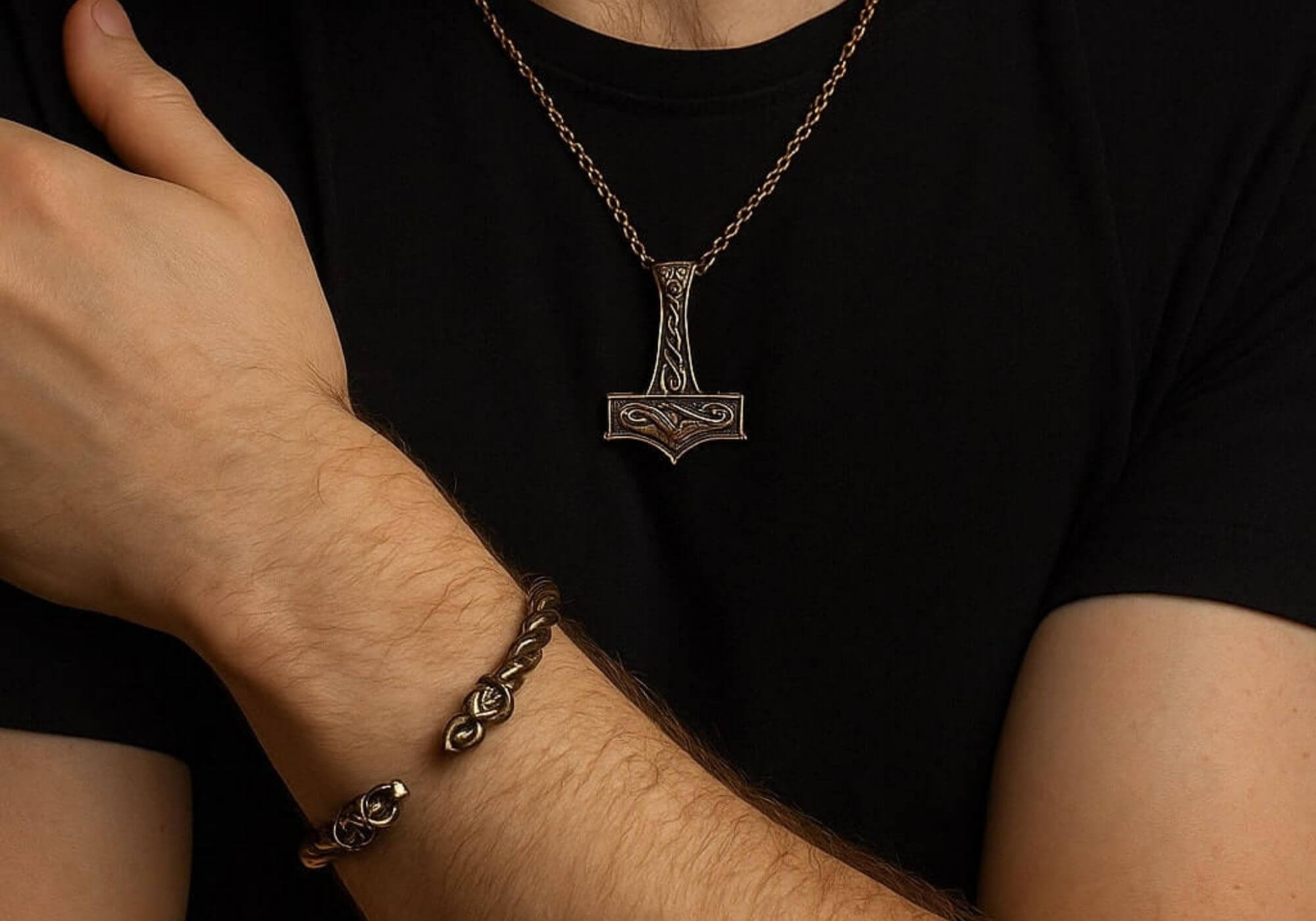 Bronze Schmuck Wikinger Massiv und Mittelalter