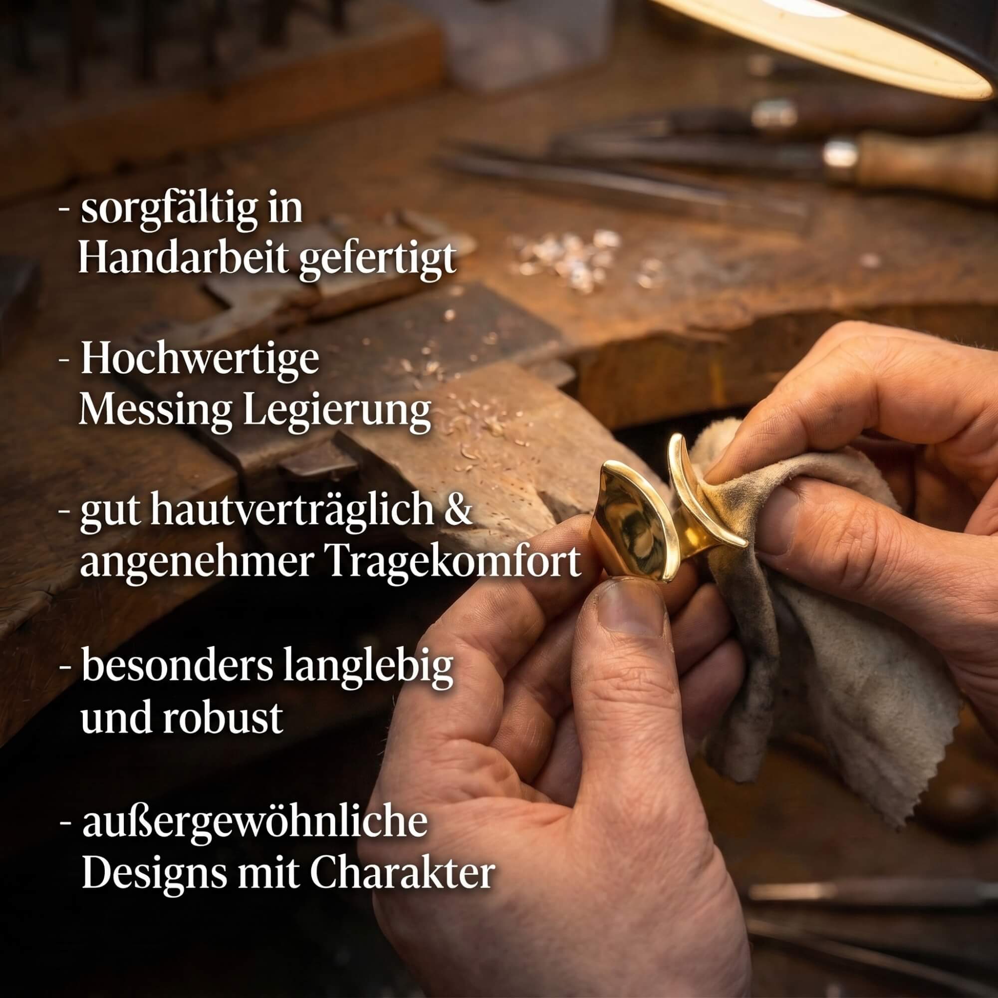 Armreif Fledermaus Messing Armschmuck Damen