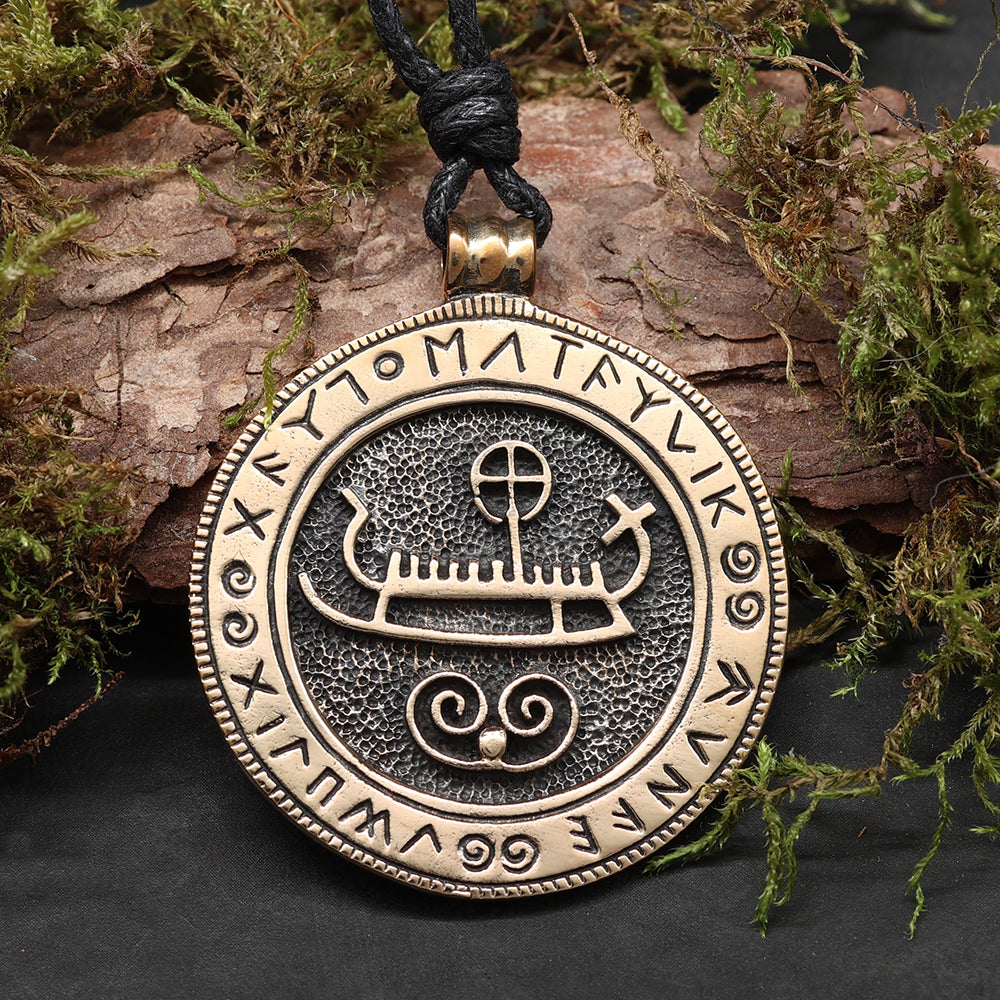 Wikinger Anhänger hochwertige Bronzen Halskette Geschenk Mittelalter Fashion Festival