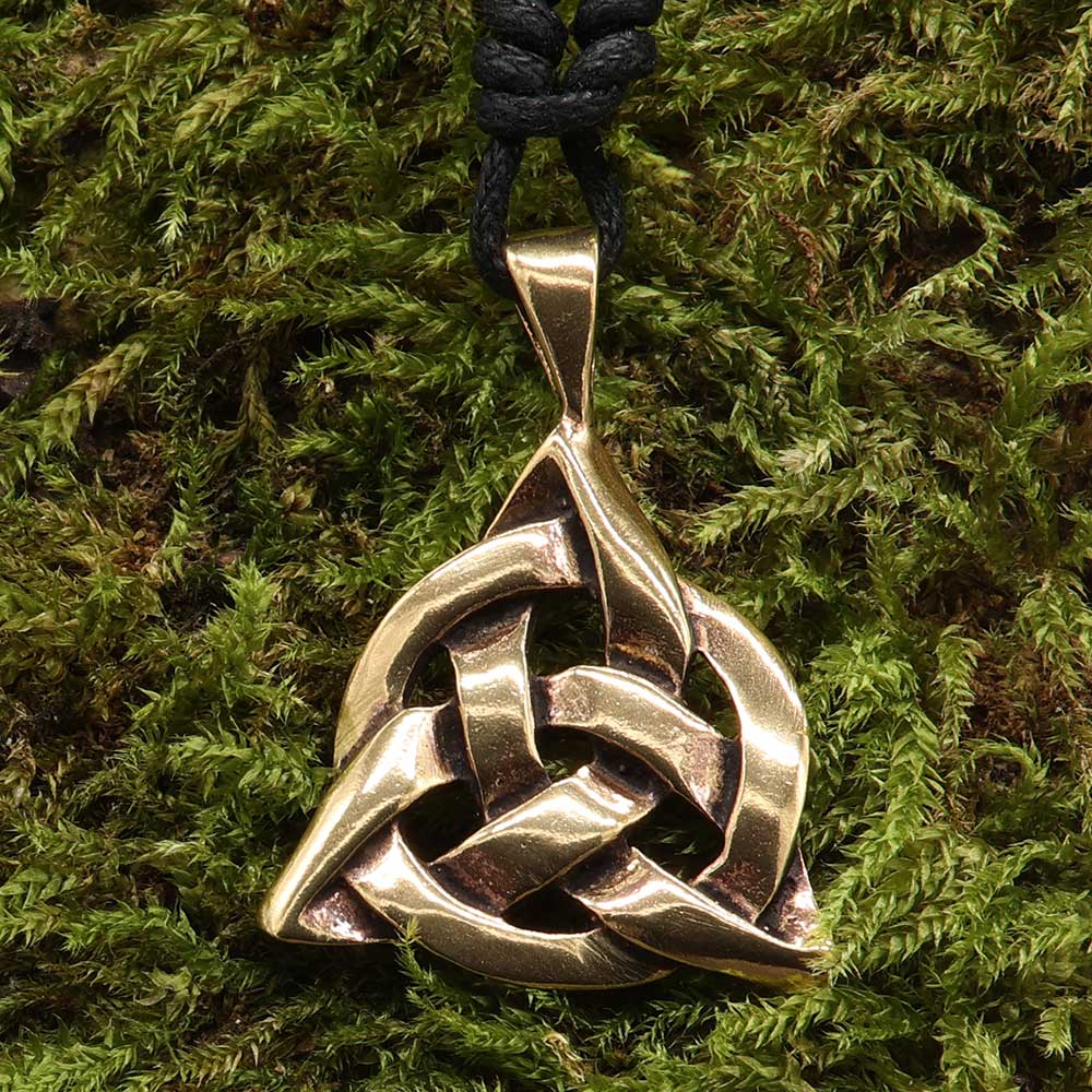 Keltischer Anhänger Kette Bronze Mittelalter Schmuck