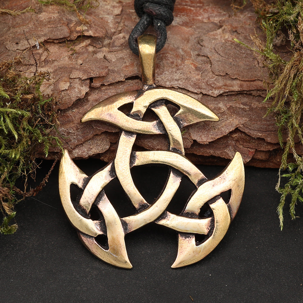 Keltische Halskette Bronze perfektes Geschenk zeitloser Schmuck