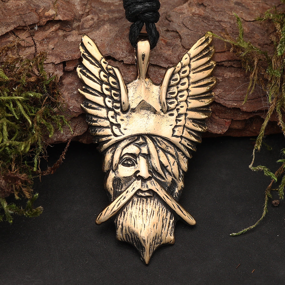 Odin Halskette Bronze perfektes Geschenk zeitloser Schmuck