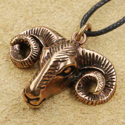 Bronze Schmuck Widder