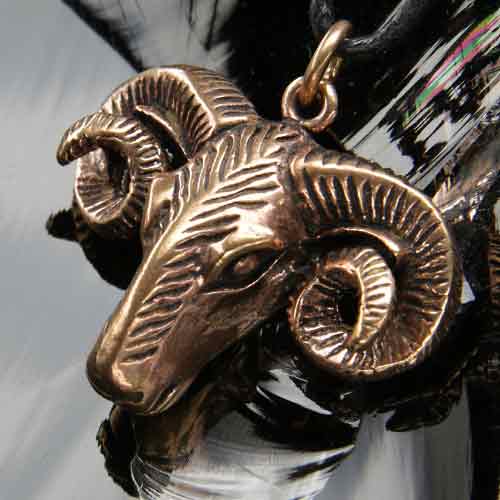 Widder Kette Bronze Schmuck