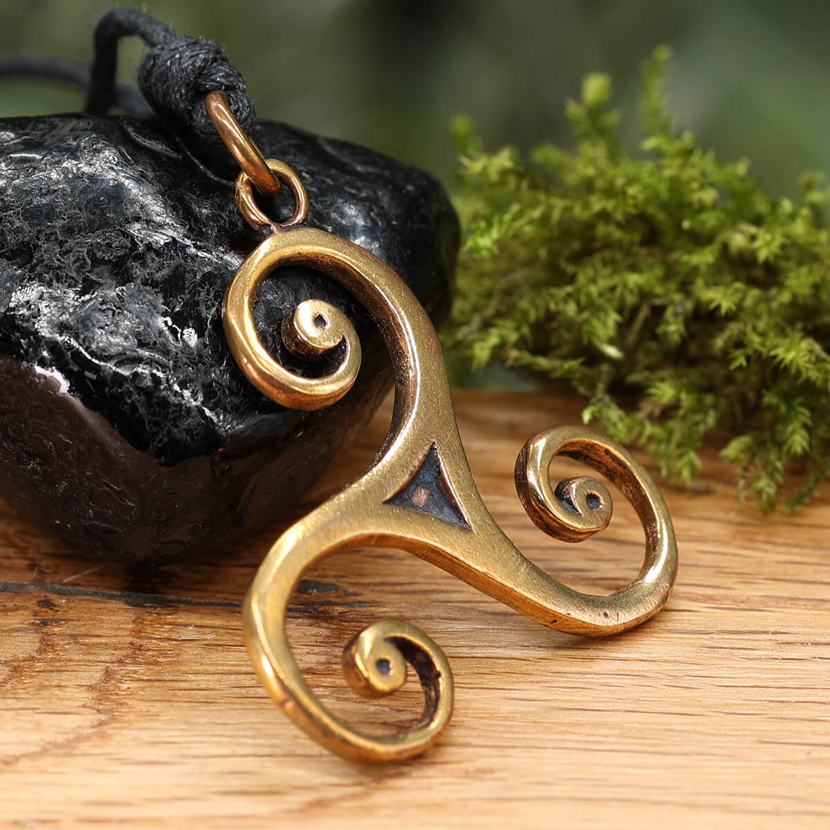 Triskel Bronze Anhänger Schmuck für Ketten