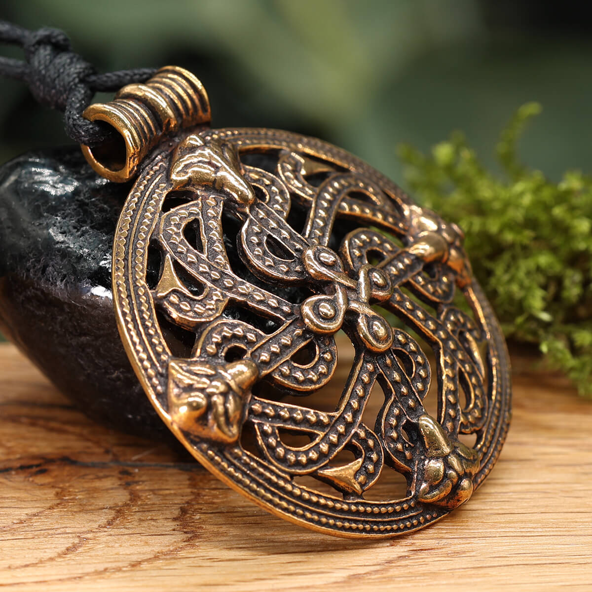 Kelten Ornament Bronze Anhänger Schmuck für Ketten