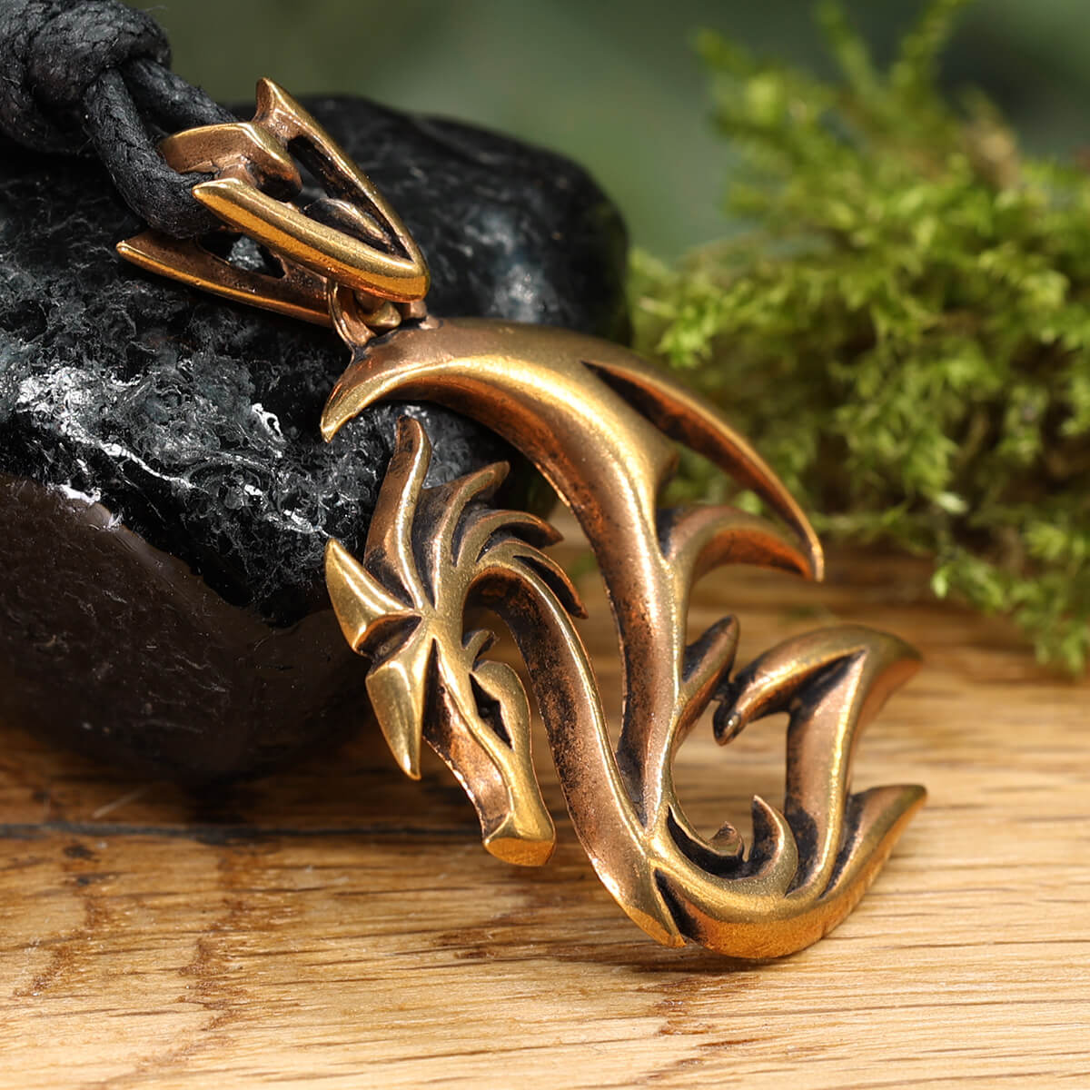 Drache Bronze Anhänger Schmuck für Ketten