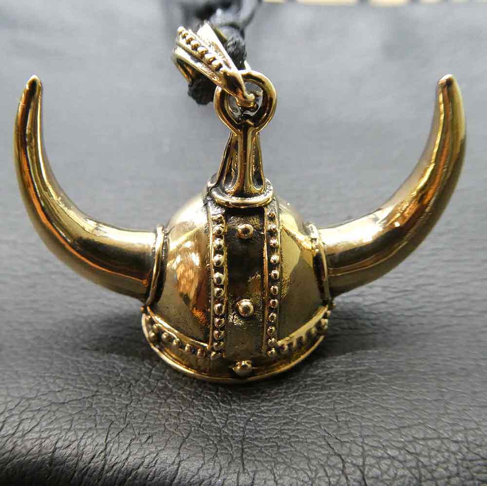 Wikinger helm Bronze Schmuck Kette