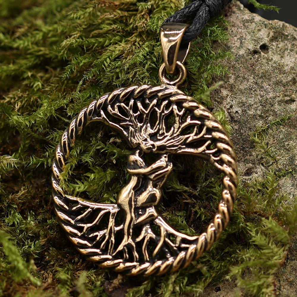 Kelten Anhänger Lebensbaum Schmuck Bronze Mittelalter