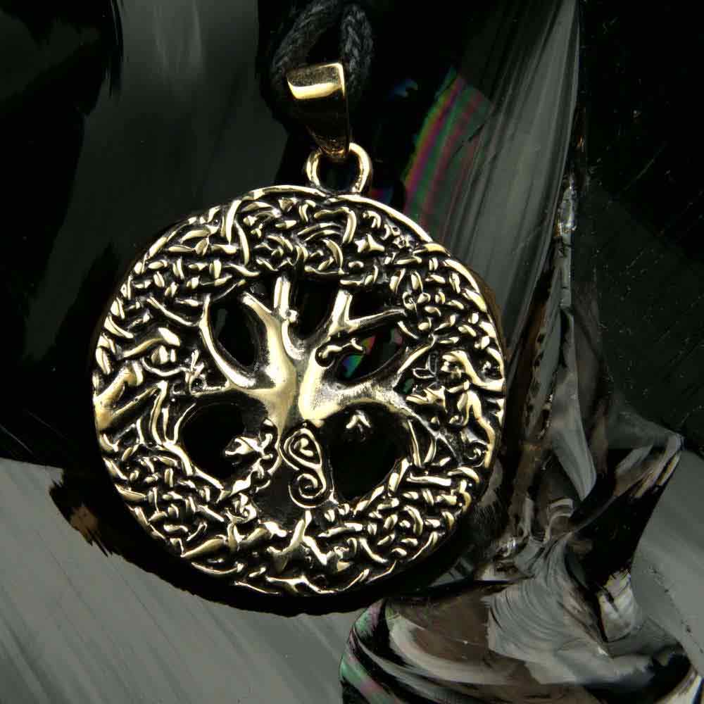 keltischer Lebensbaum Bronze Schmuck