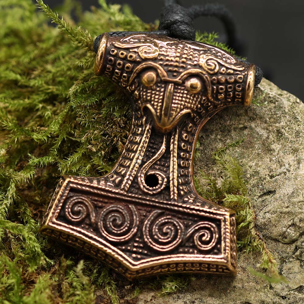 Anhänger Wikinger Thorshammer Anhänger Schmuck Bronze