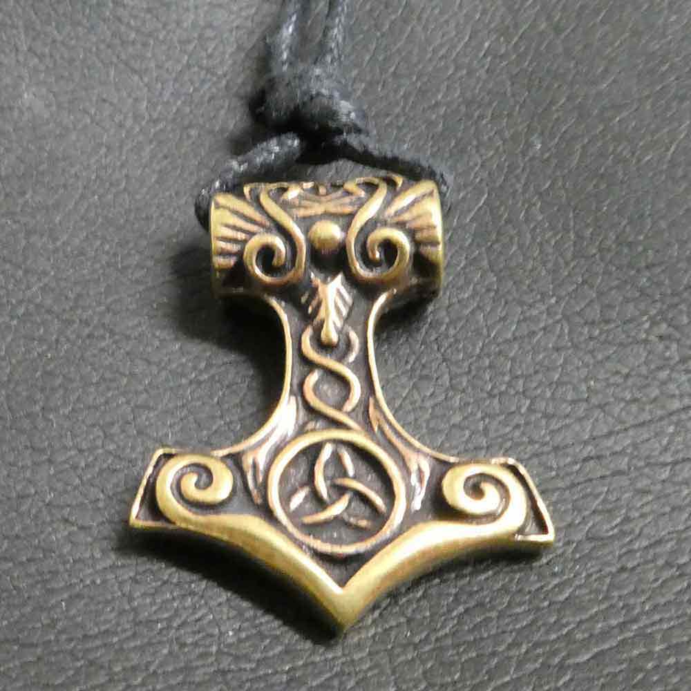 Thorshammer Schmuck Kette Bronze