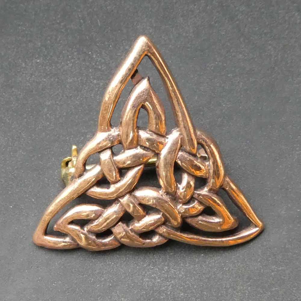 Brosche Bronze Triquetta