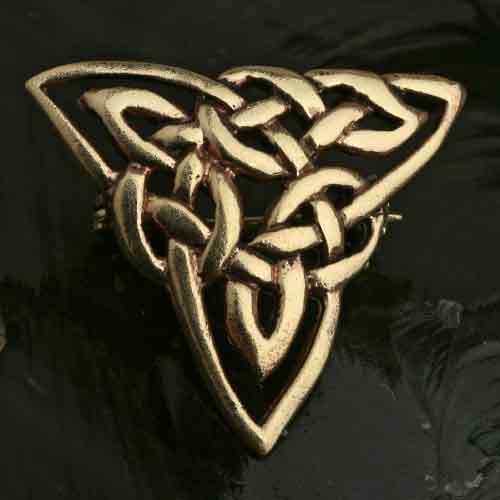 Brosche Bronze Triquetta