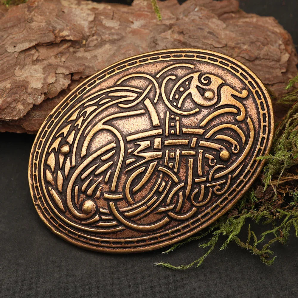 Kelten Brosche Mittelalter Gewandnadel mittelalterlicher Schmuck