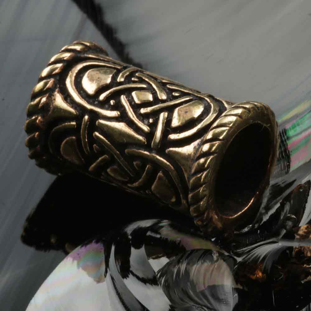 Bartperle Celtic aus Bronze