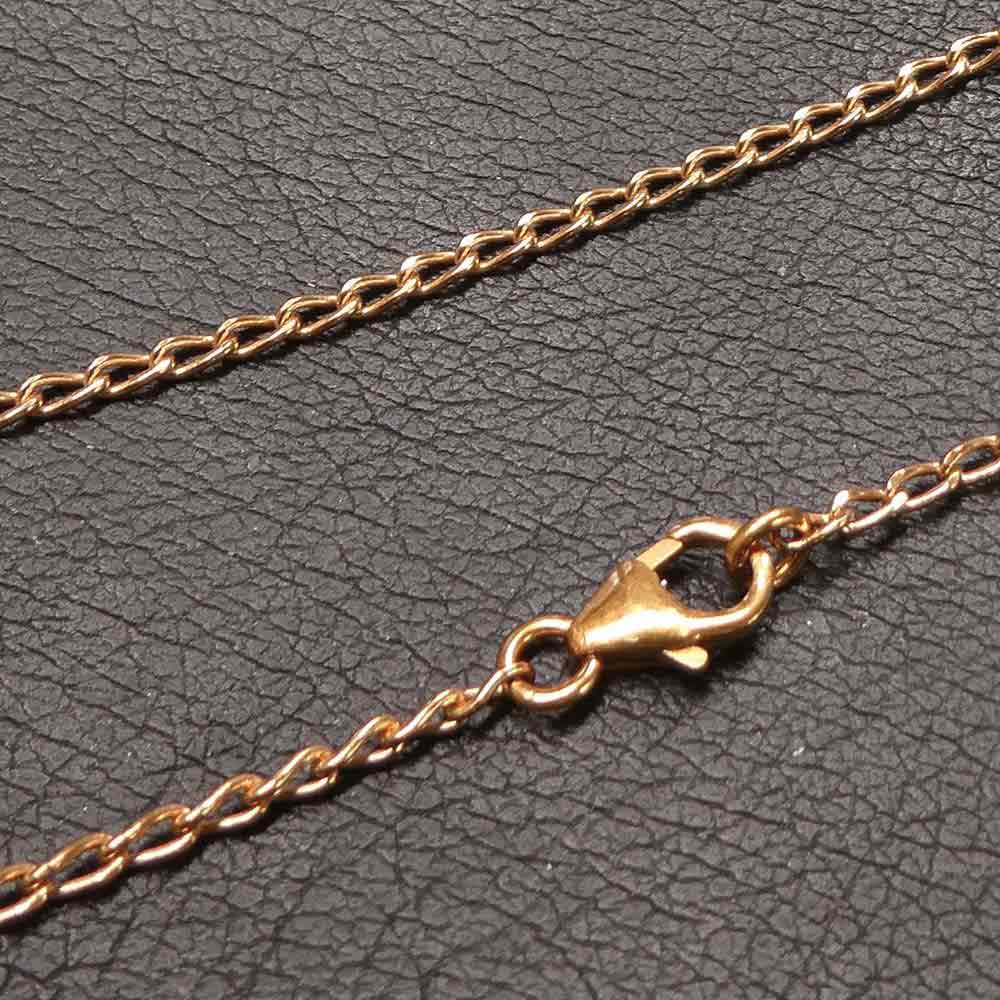 Bronze Halskette 1,5mm Wikinger Kette