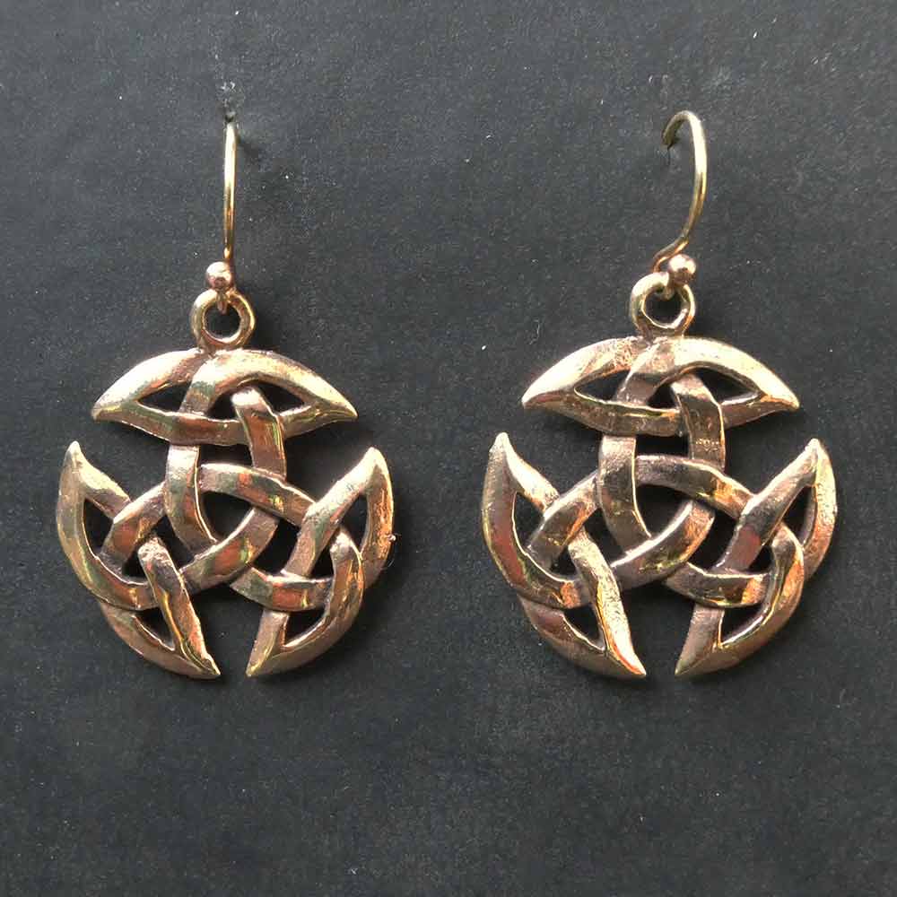 Ohrringe Bronze Keltischer Ohrschmuck