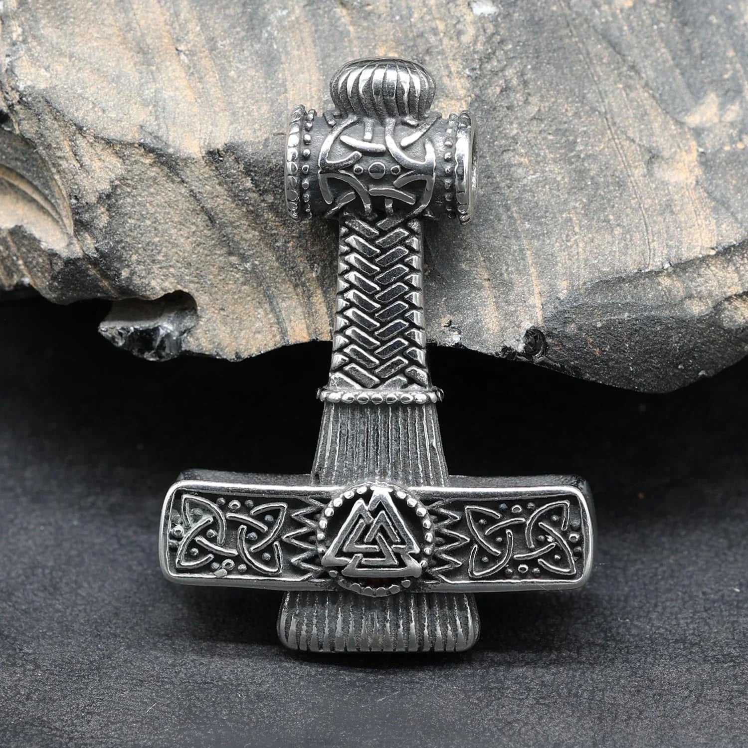 Thorshammer Anhänger Edelstahl