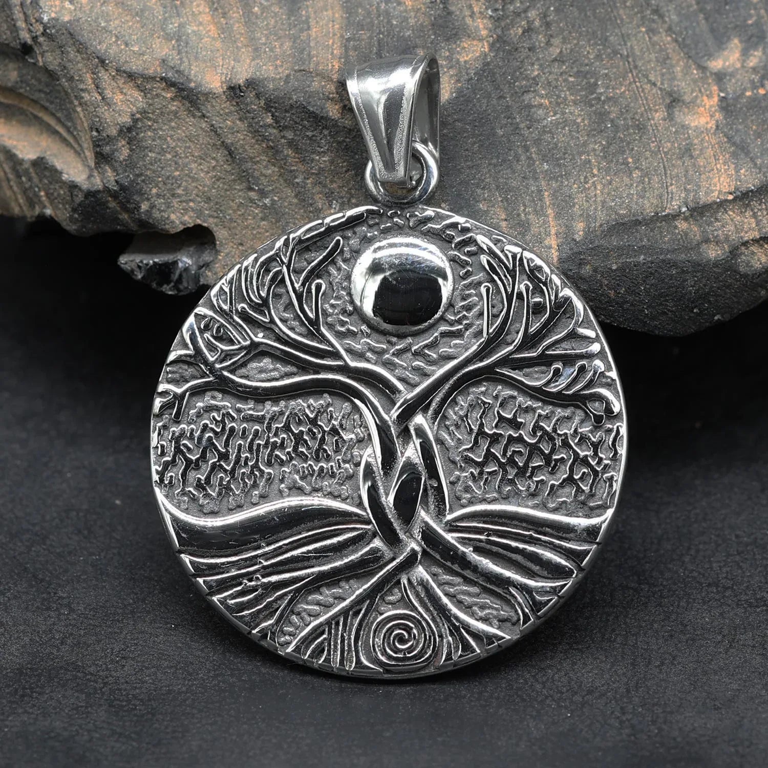 Lebensbaum Anhänger Edelstahl mystisch