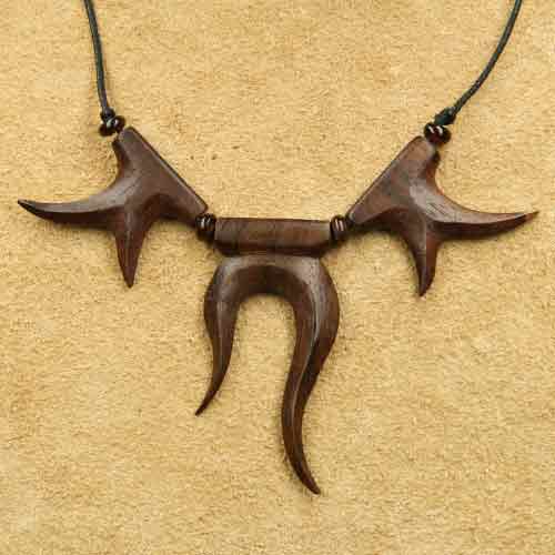 Gort Holz Schmuck Collier