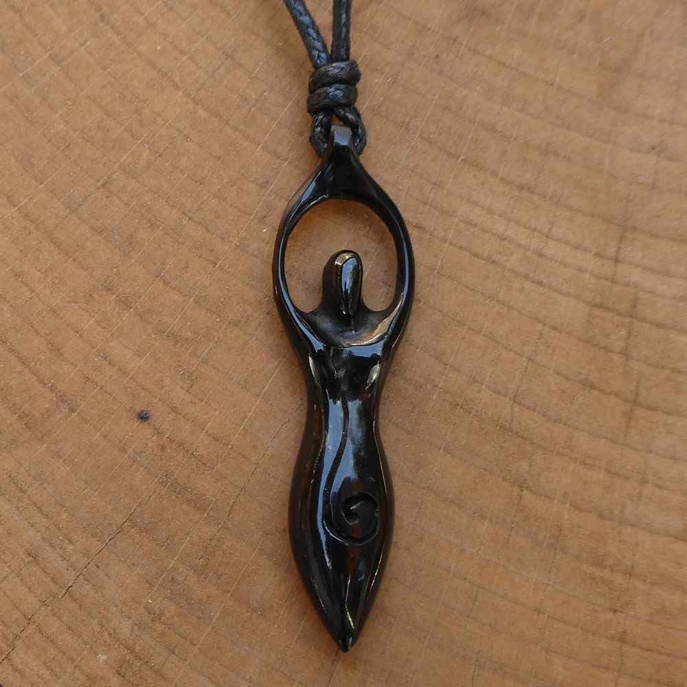 Angerone klein-Horn Kette Schmuck Handarbeit Fairtrade