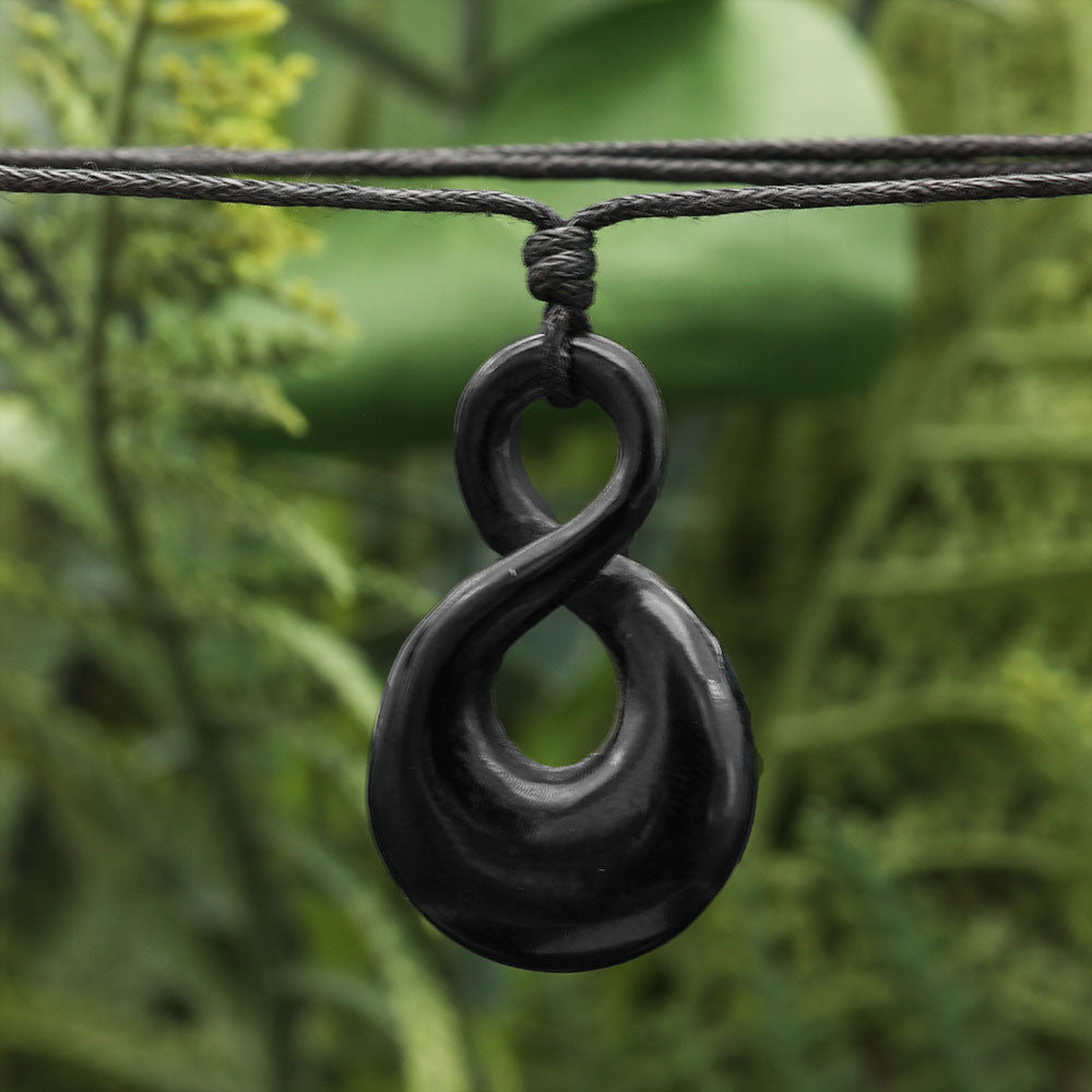 Double Maori Schmuck Kette aus Horn