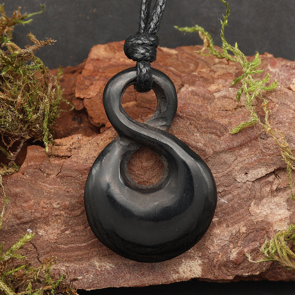 Maori Freundschaft Halskette Horn Schmuck Handarbeit fair gehandelt