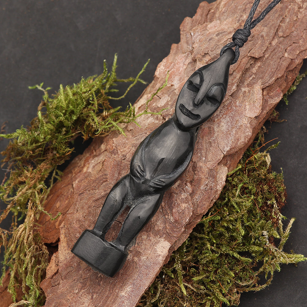 Mann Anhänger Horn Handarbeit Halskette fair gehandelt