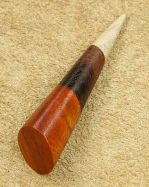 Holz Ohrpiercing Pflog 3-farbig