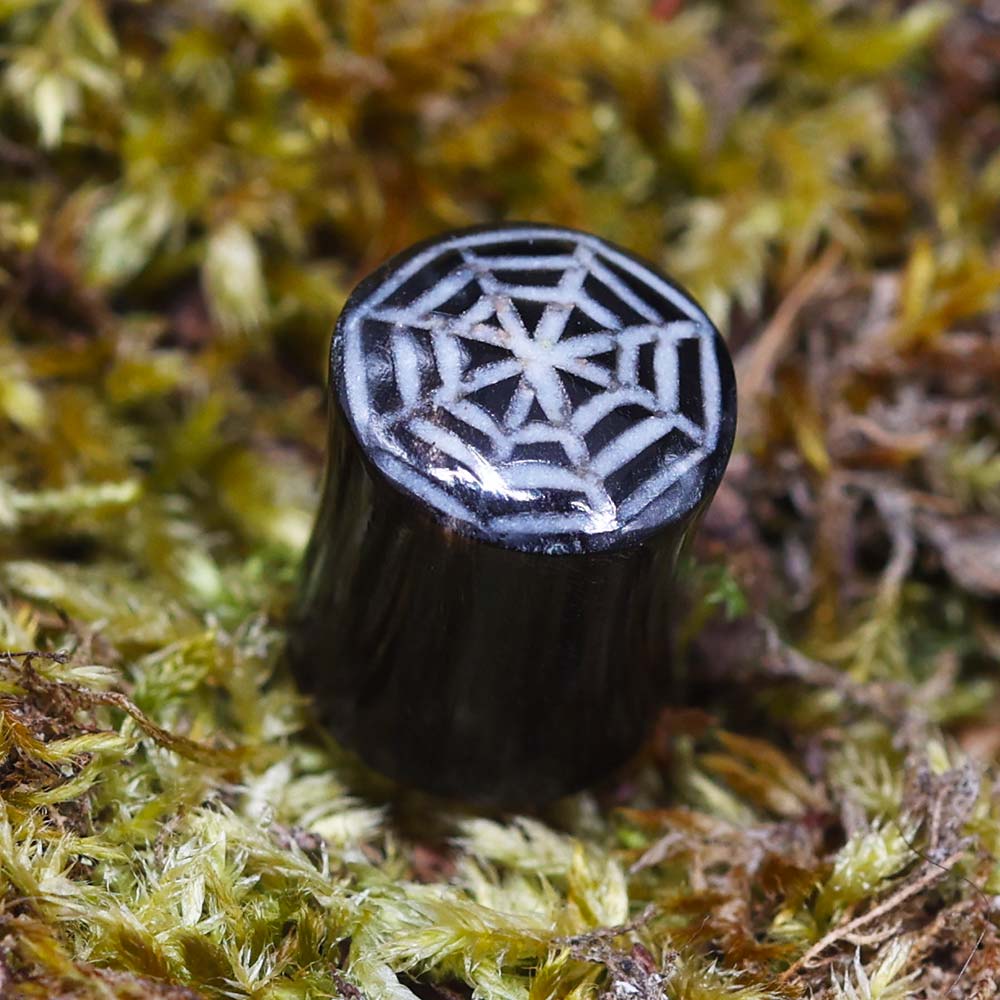 Ohr Plug Horn Spinnennetz 10 mm