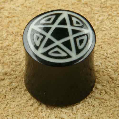 Ohrpiercing Pentagramm Ohrplug