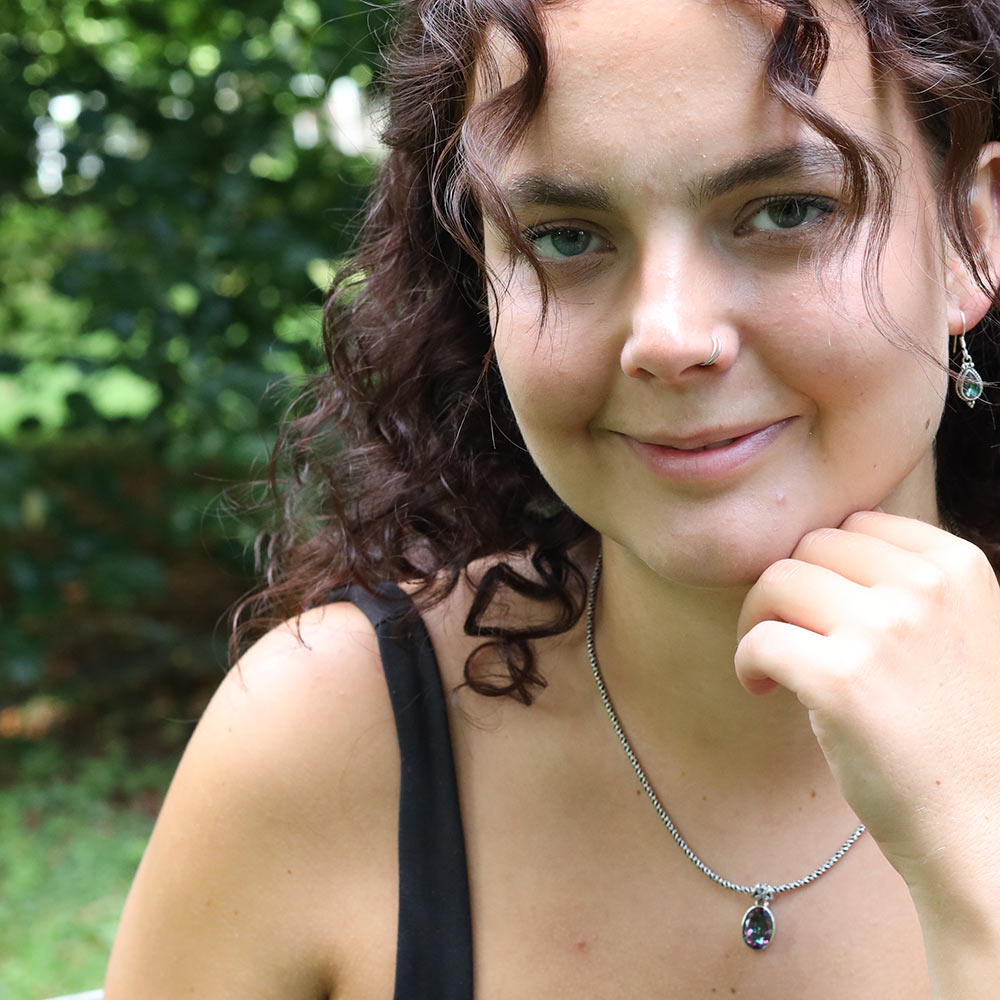 Anhänger Edelstein Magic Quarz edel gefertigt aus Sterlingsilber