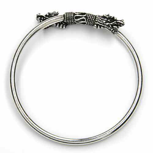Armreif Drachen 925 Silber Armschmuck