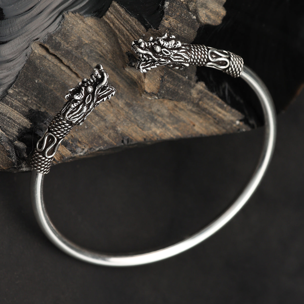 Armreif Drache 925 Silber Armschmuck