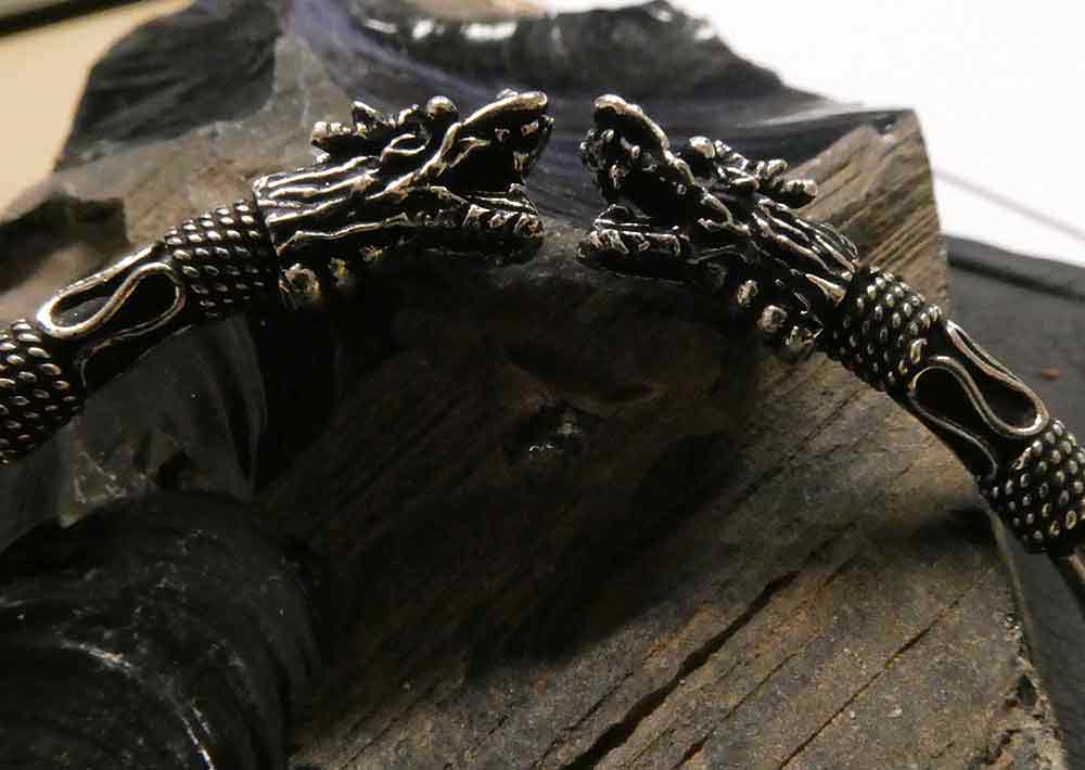 Drachen Silber Armschmuck