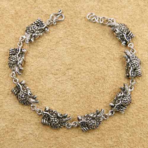 Drachen Armband Sterlingsilber L