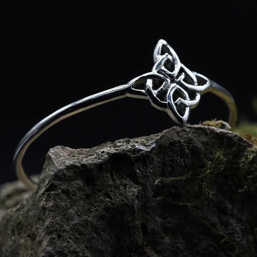 Kelten Armschmuck Sterlingsilber feine Armspange