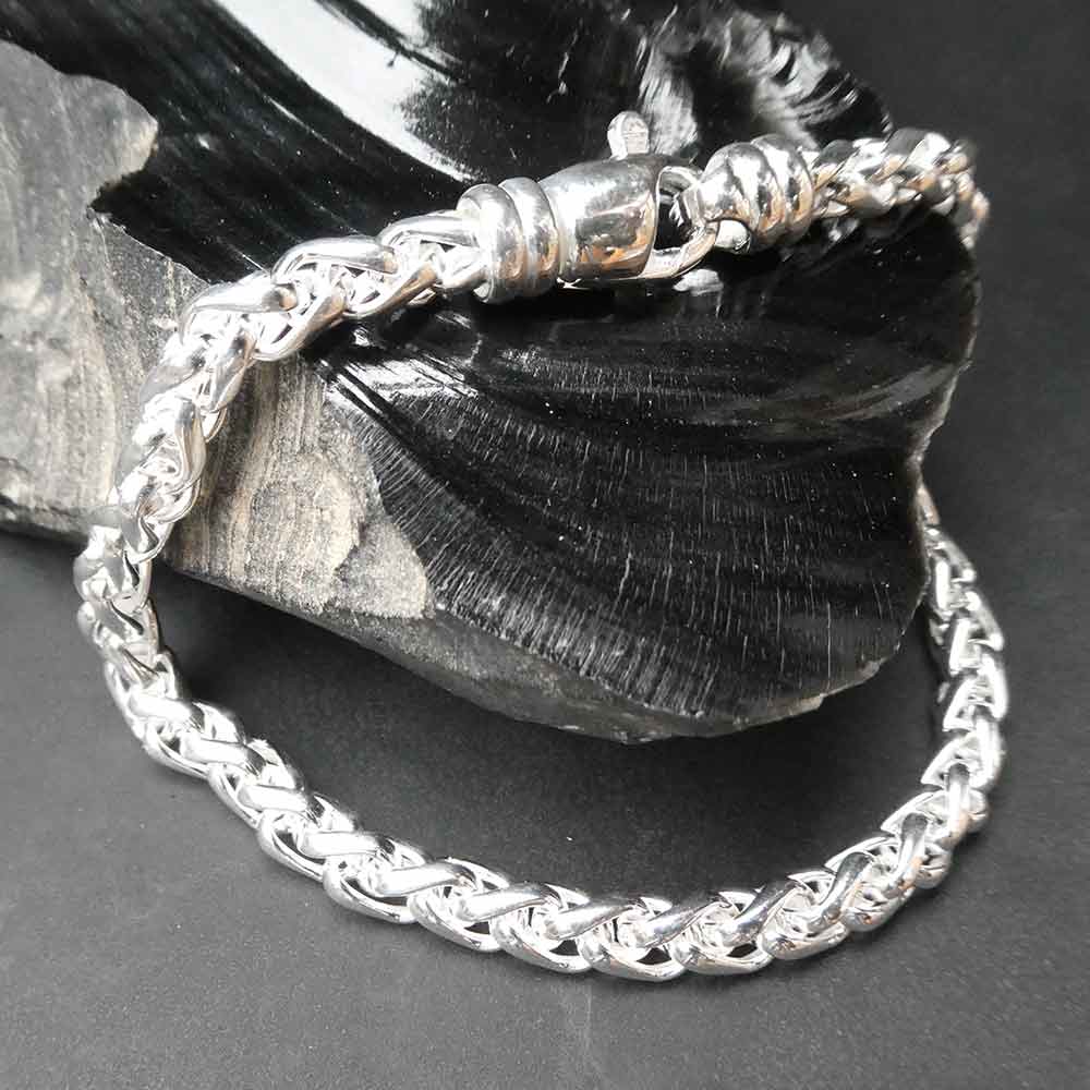 Armschmuck Weizen Armband 5mm edles silber Armband