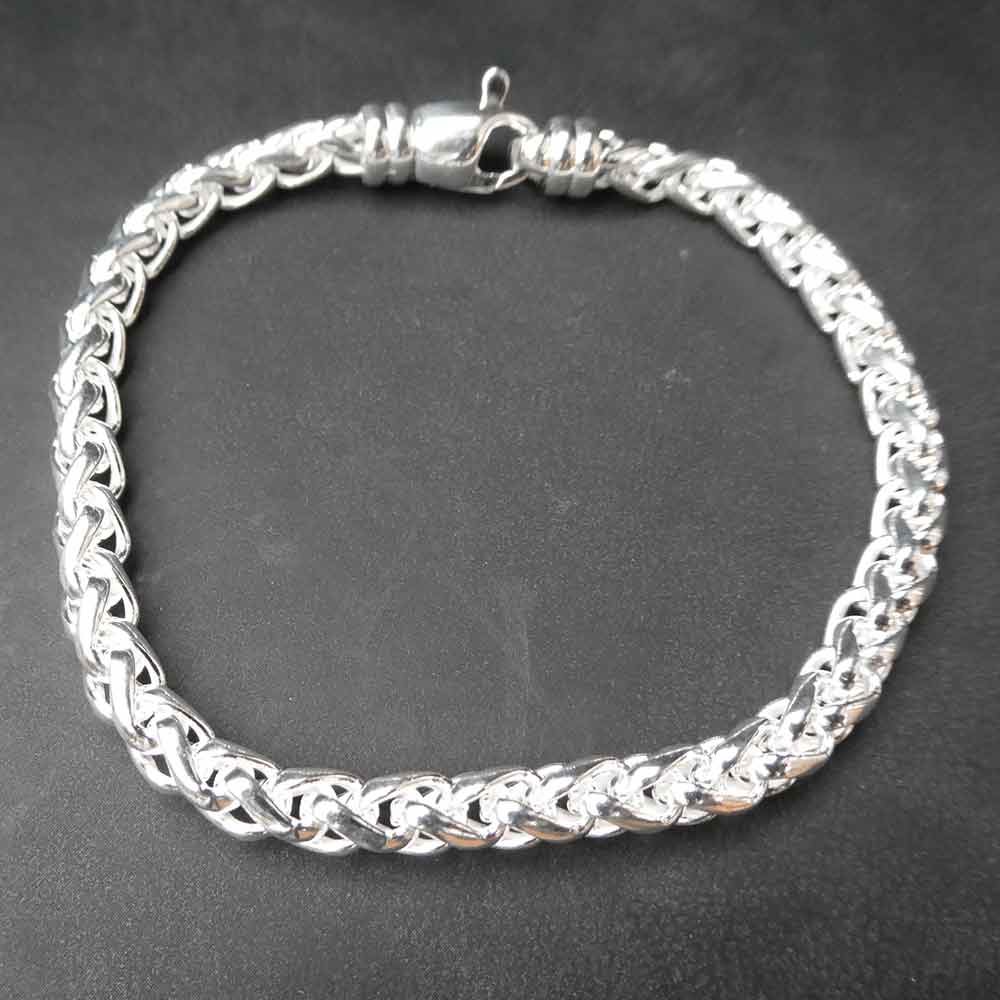 Edeles Silber Armkette 5mm