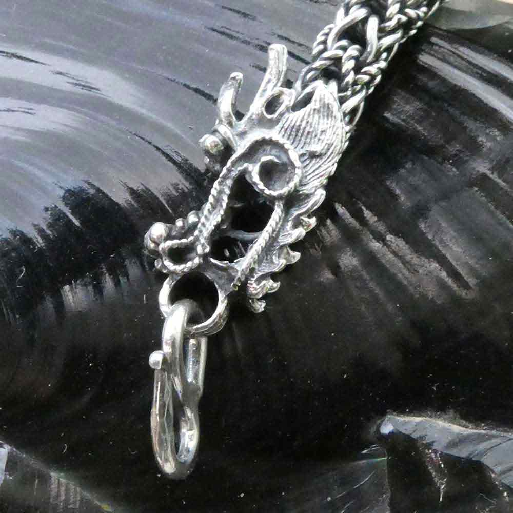 Drachen Armband Silber ausgefallener Drachen Schmuck