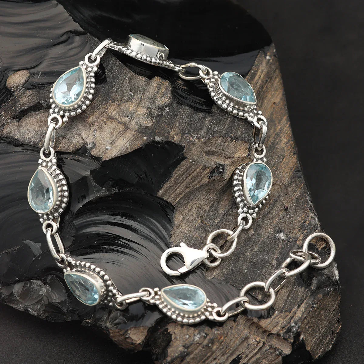 Topas Schmuck Damen Armband Sterlingsilber