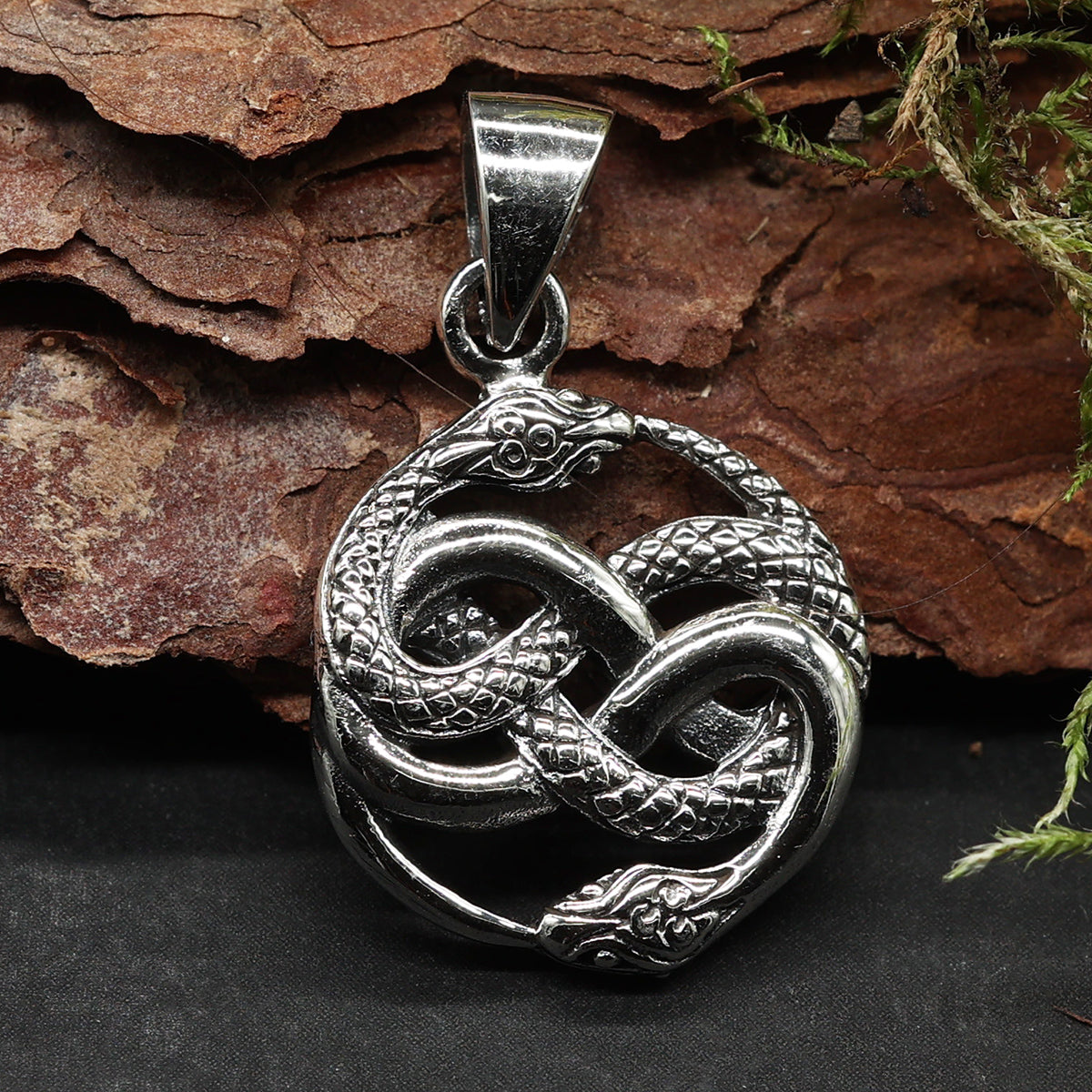 Auryn Anhänger Schlangen Silber Schmuck 925 Silber