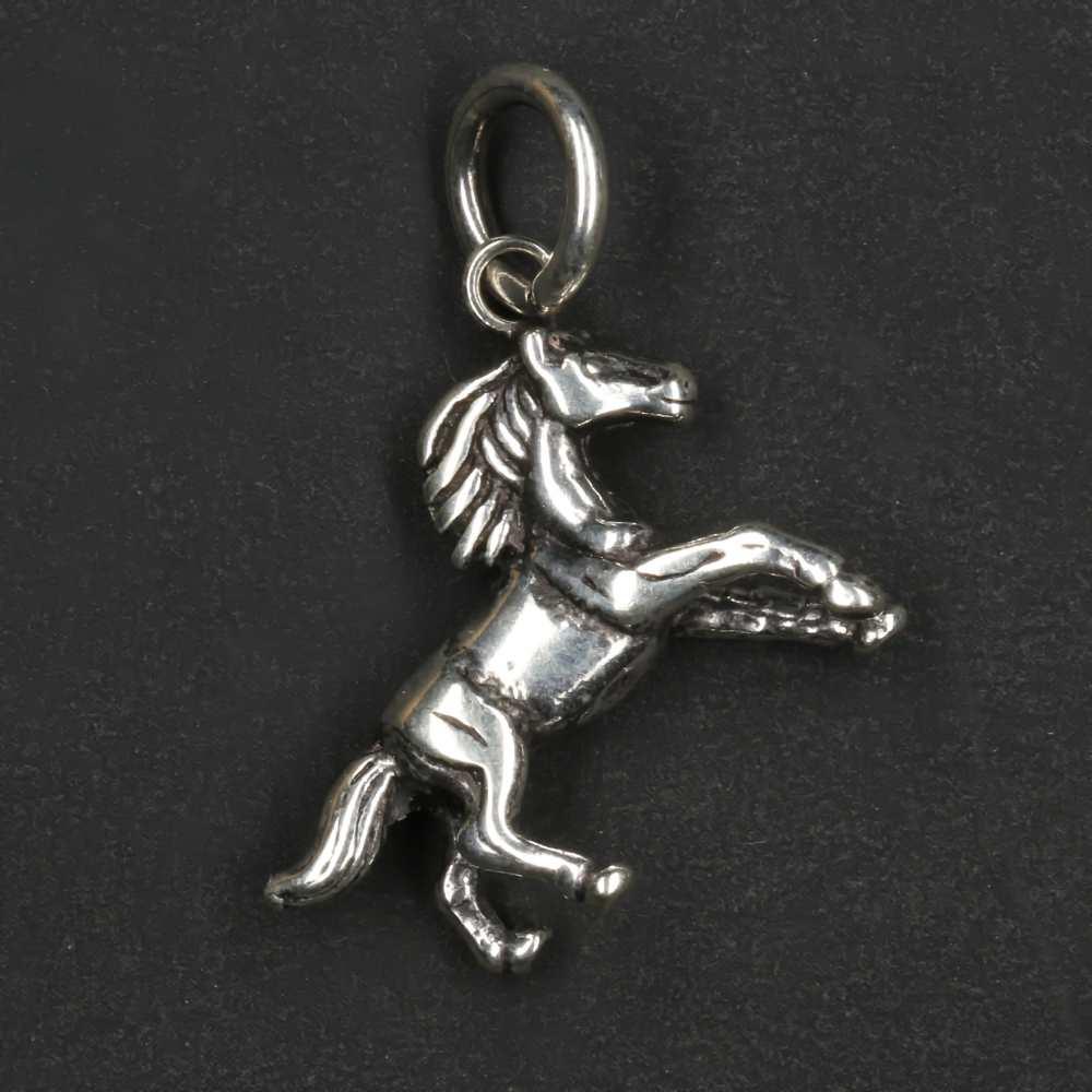 Pferd Anhänger 925er Silber Kettenanhänger Tier
