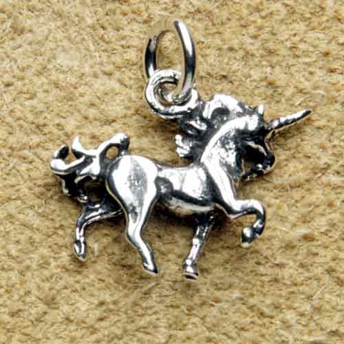 Einhorn Kettenanhänger Silber Schmuck