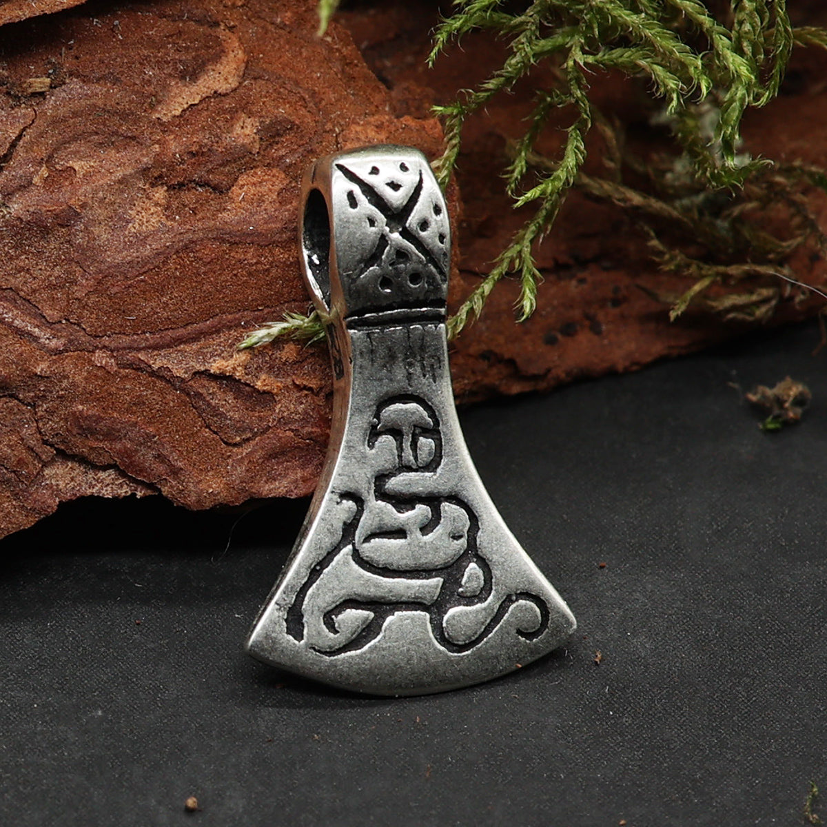 Mammenaxt Silber Anhänger zarter Kettenanhänger 925 Sterlingsilber