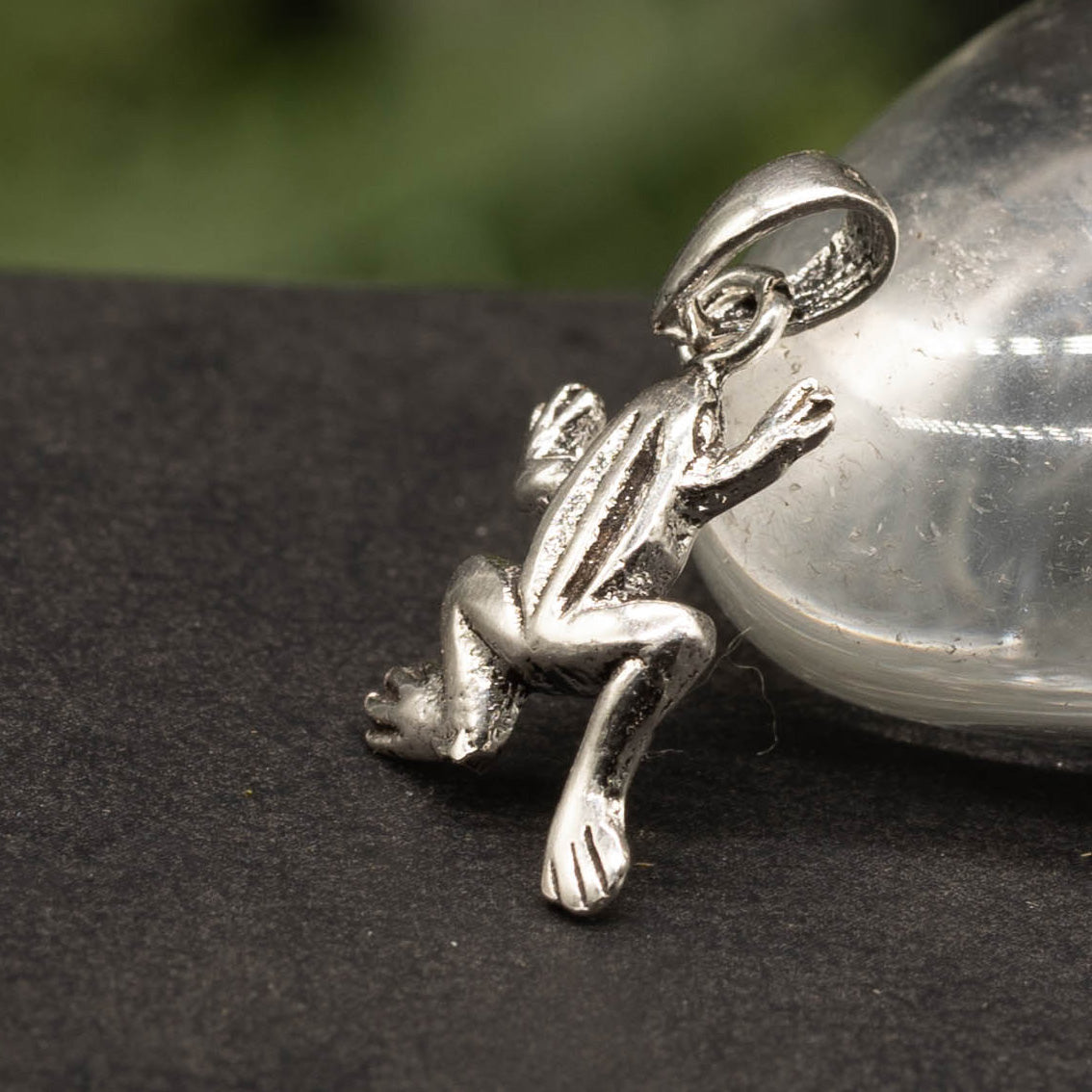 Frosch Silber Anhänger 925 Sterlingsilber Damen Schmuck