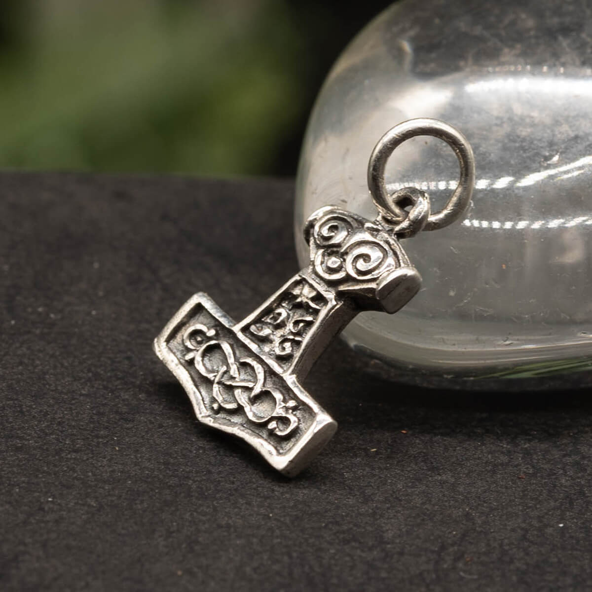 Mini Thorshammer Silber Anhänger 925 Sterlingsilber Damen Schmuck